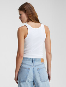 Contour Rib Tank, Brilliant White, hi-res