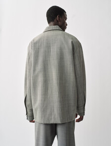 Kostas Shirt Jacket, GREY, hi-res