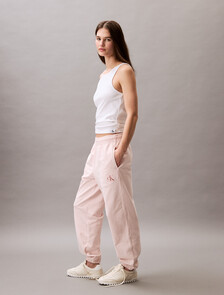 Relaxed Monogram Joggers, Silver Peony, hi-res