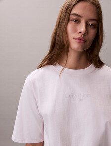 Oversized Logo T-shirt, Pink Prism, hi-res