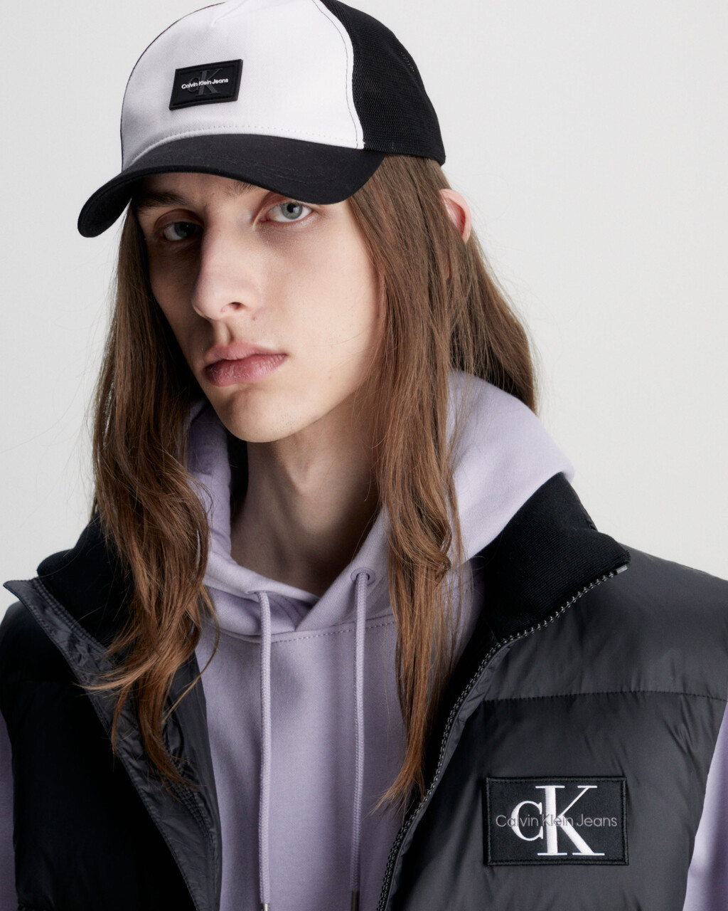 Organic Cotton Trucker Cap, BLACK, hi-res