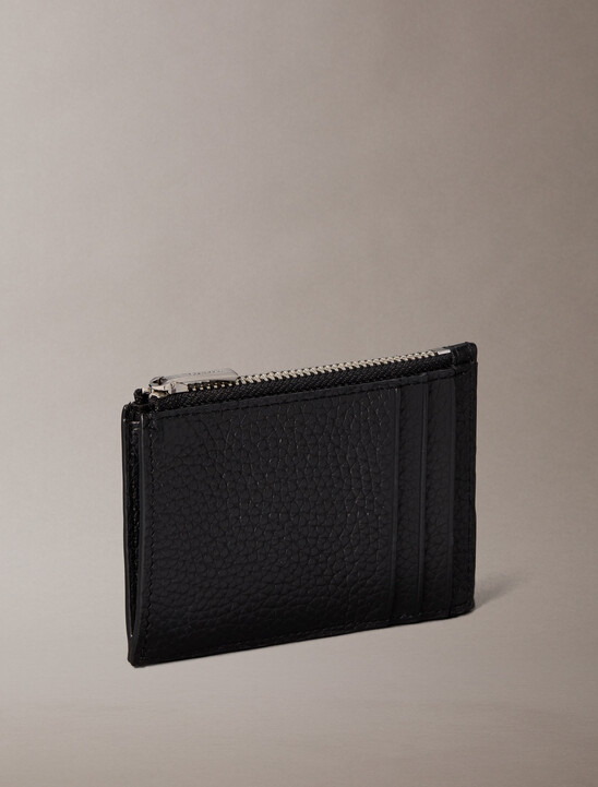 Leather RFID Cardholder with Zip