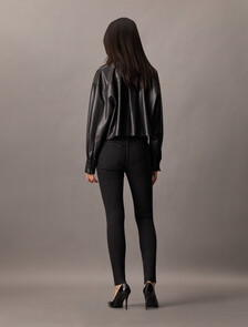 37.5 Mid Rise Black Skinny Jeans, CK CLASSIC BLACK, hi-res