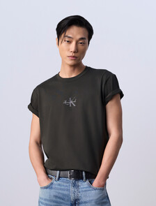 Jung Kook for Calvin Klein Monologo T-Shirt, Peat, hi-res