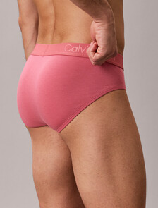 CK Black Cotton Stretch Hip Brief, Brilliant Pink, hi-res