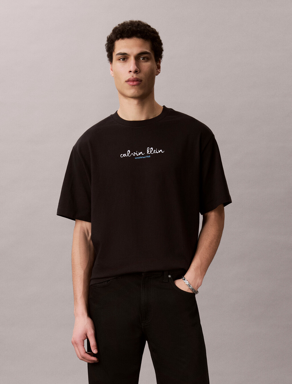 Back Graphic Regular Tee, Black, hi-res
