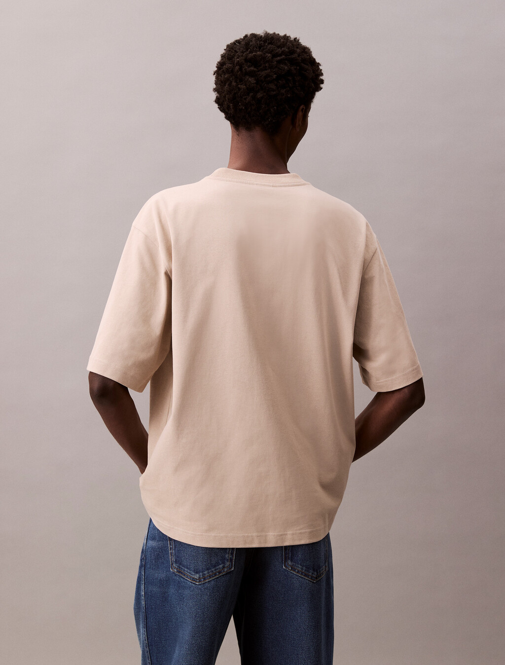 Cotton Relaxed Tee, Pure Cashmere, hi-res