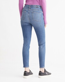 37.5 HIGH RISE BODY SKINNY JEANS, Mid Blue Back Embro, hi-res