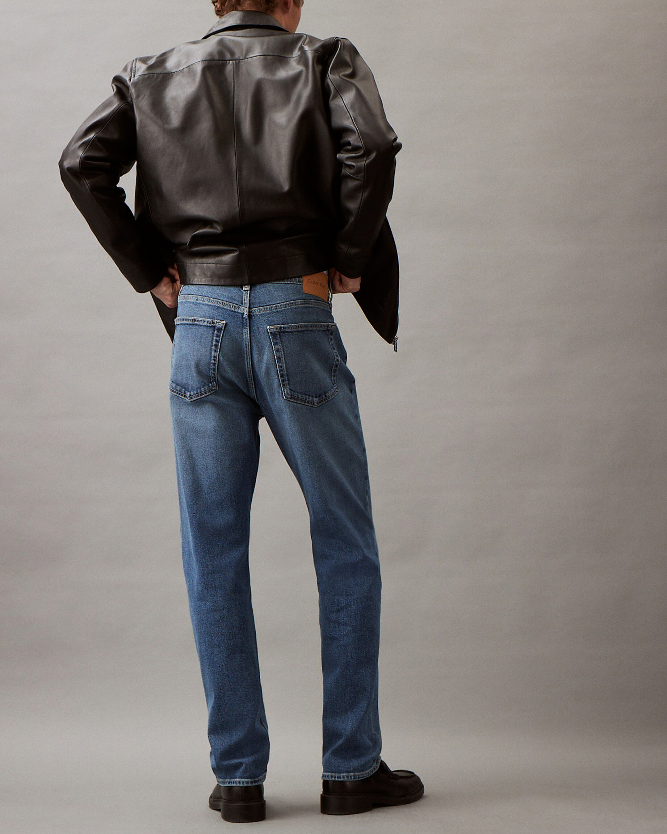 Standard Straight Fit Tinted Stone Jeans | blue | Calvin Standard Straight Fit Tinted Stone Jeans | blue | Calvin