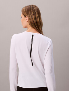 Intense Power Mesh Top, Brilliant White, hi-res