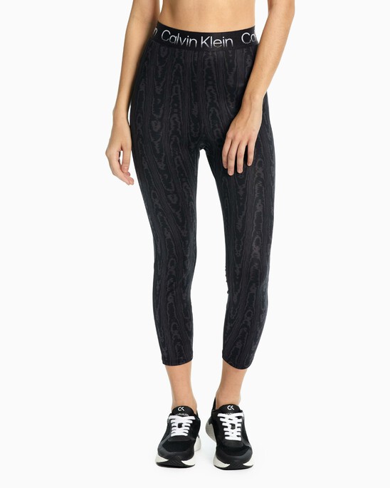 Moiré Cropped Leggings
