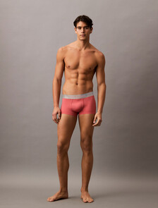 Brushed Microfiber Stretch Low Rise Trunk, Antique Pink, hi-res