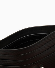 Minimal Monogram Cardholder, BLACK, hi-res