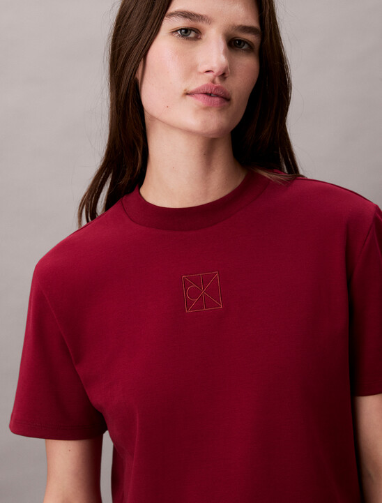 Premium Cotton Mock Neck Tee