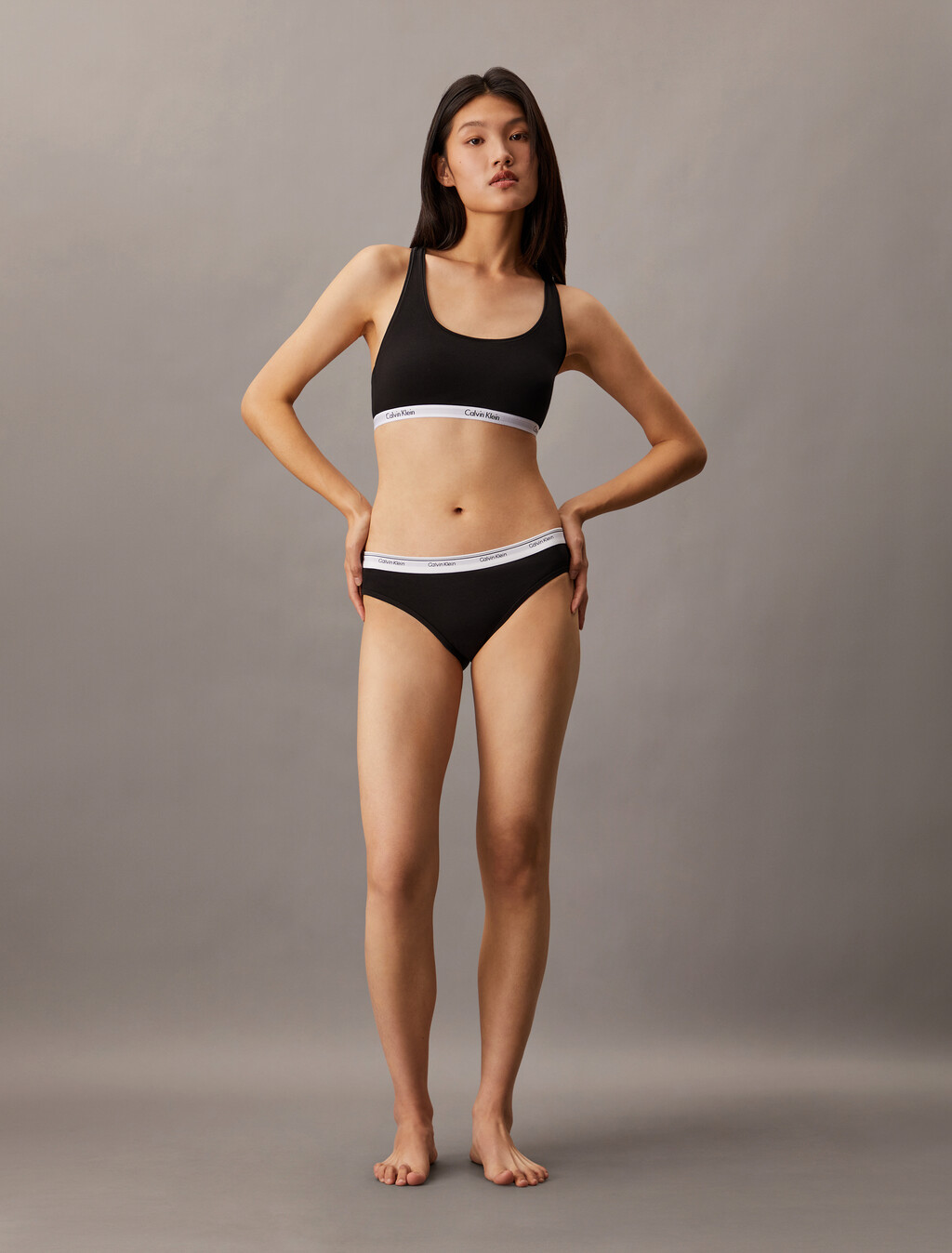Carousel Lightly Lined Bralette, Black, hi-res
