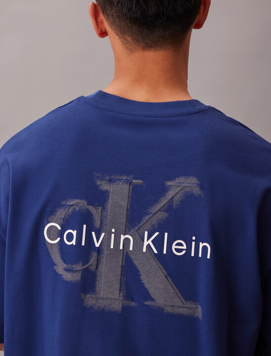 Oversized Embossed Monogram Tee