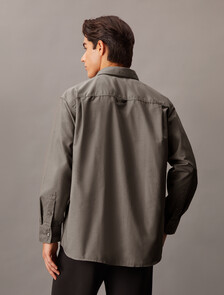 Relaxed Oxford Shirt, Falcon, hi-res