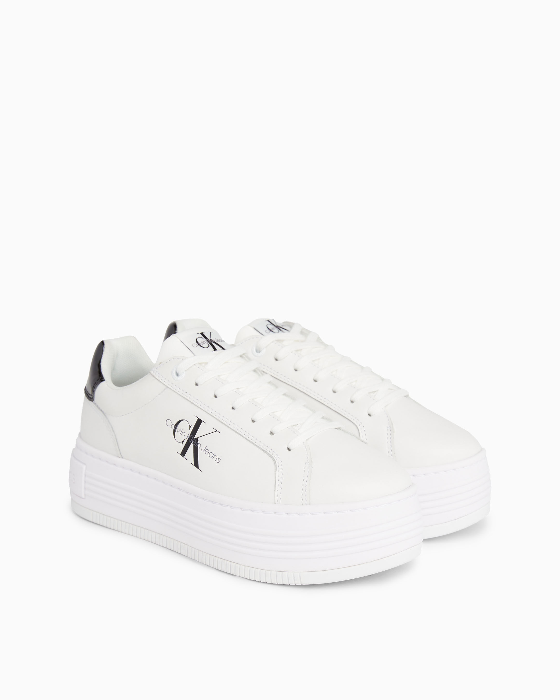White calvin klein trainers store