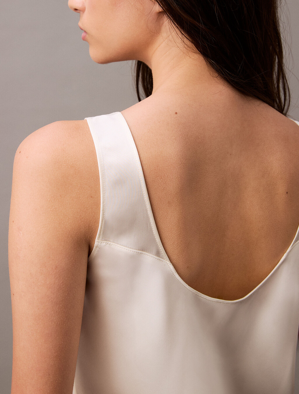 Viscose Tank Top, Vanilla Ice, hi-res
