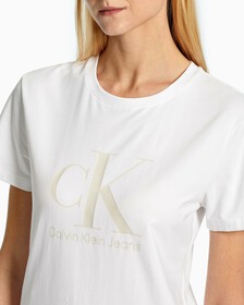 WHITE ON WHITE MONOGRAM SLIM FIT, Bright White, hi-res