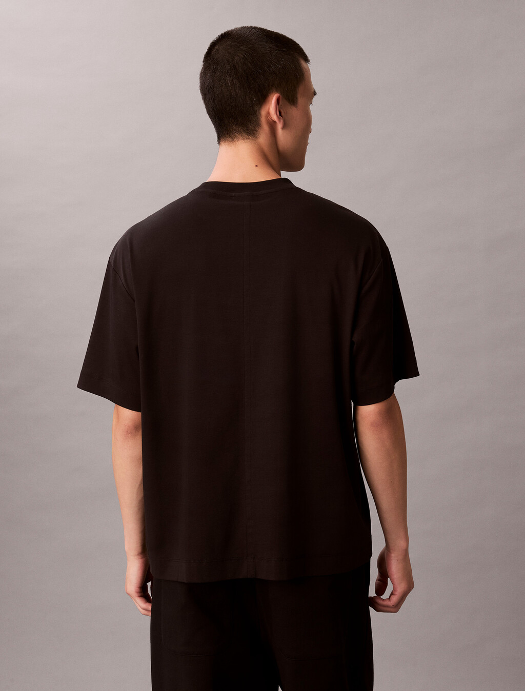 Relaxed Premium Interlock Emblem Logo T-Shirt, Black, hi-res