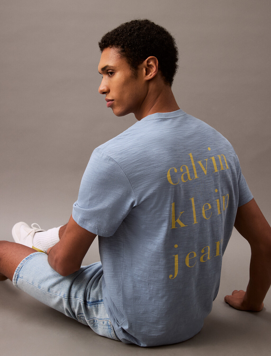 Logo T-shirt, Faded Denim, hi-res