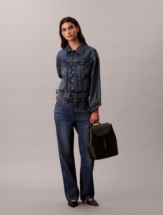 Foil Logo Flap Backpack