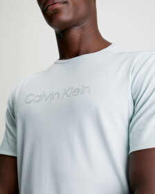 Logo Gym T-shirt, SKY GRAY, hi-res