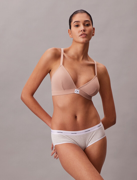 Cotton Stretch Rib Hipster