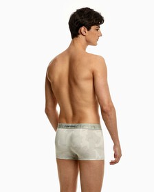 EMBOSSED ICON LOW RISE TRUNKS, Deco Squares Print_Rich Clay, hi-res
