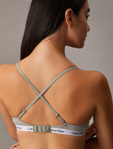 Carousel Lightly Lined Triangle Bra, B10 Grey Heather, hi-res