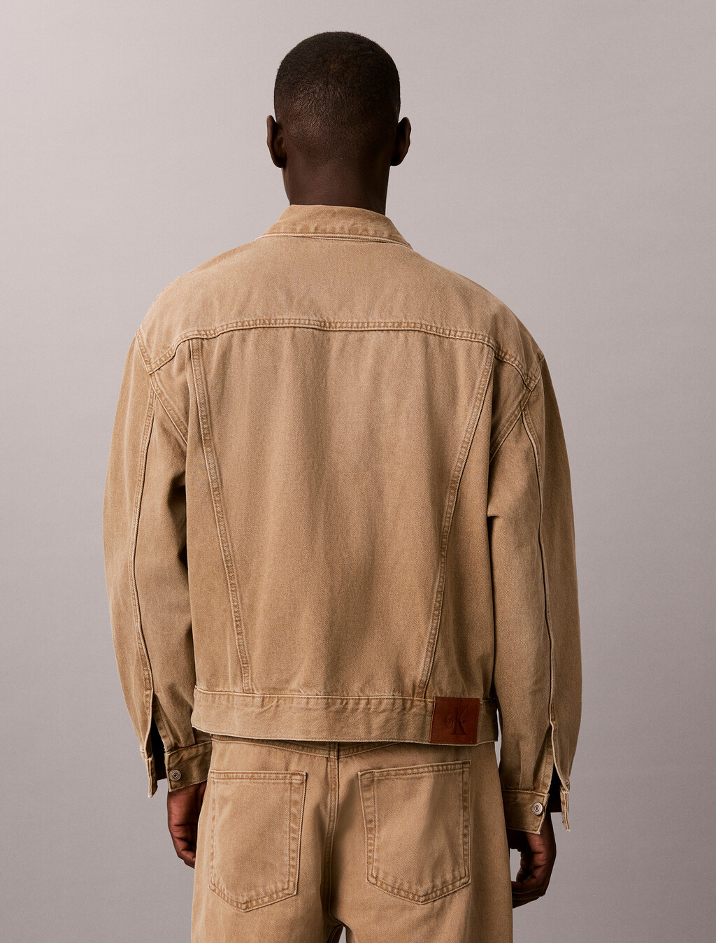 90s Denim Trucker Jacket, TIGERS EYE SMOKE, hi-res