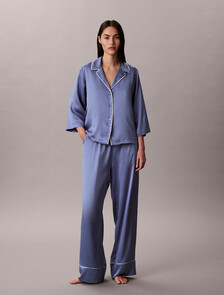 Satin Sheen Pant, Blue Tulip, hi-res