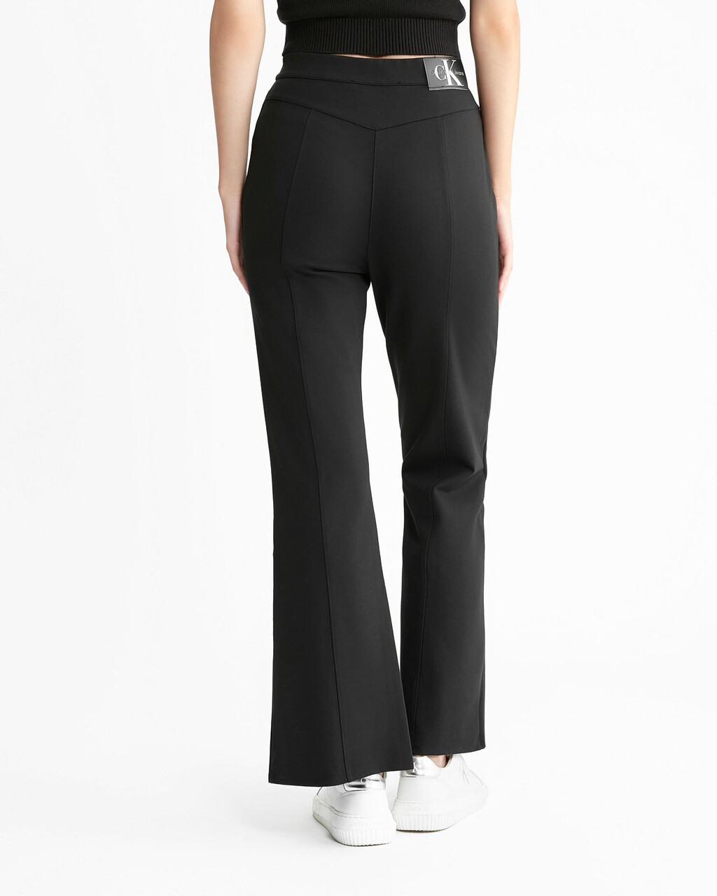 Connected Layers Milano Tapered Flare Pants, Ck Black, hi-res