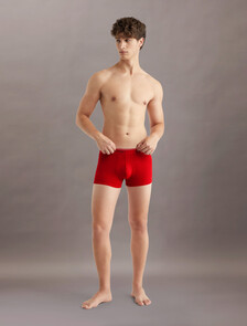 Logo Low Rise Trunk 3 Pack, 1 Black/ 1 Convoy/ 1 Red Gala, hi-res