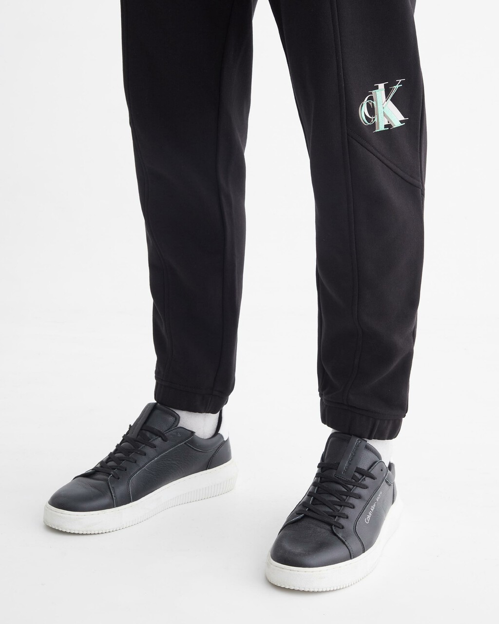 INFINITE COOL MONOGRAM SWEATPANTS, Ck Black, hi-res