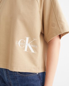 ARCHIVAL NEUTRALS RELAXED TOP, Travertine, hi-res