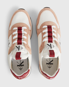 SUEDE TRAINERS, Ancient White/Cafe Creme, hi-res