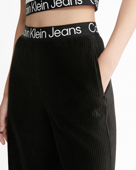 Velvet Wide Leg Pants