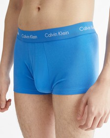 Cotton Stretch 3 Pack Low Rise Trunk, B10 Grey Heather/Classic White/Palace Bl, hi-res