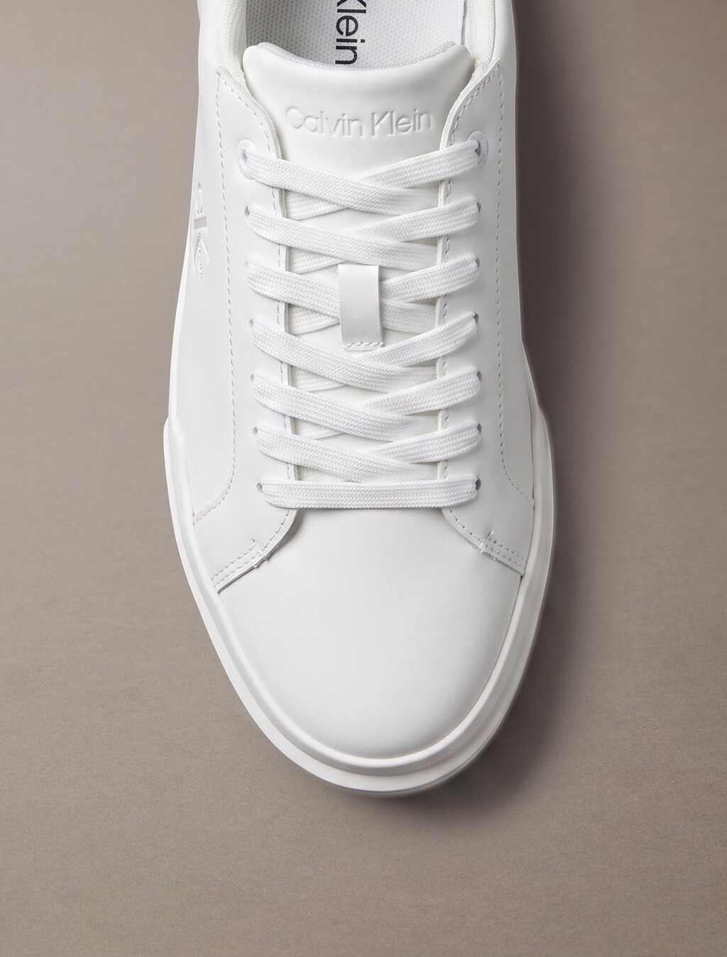 CK Monogram Chunky Cupsole Sneakers, Bright White/Black/Light Grey, hi-res