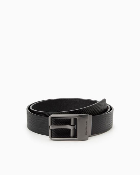 CLASSIC FACETED PIN REVERSIBLE BELT 35MM