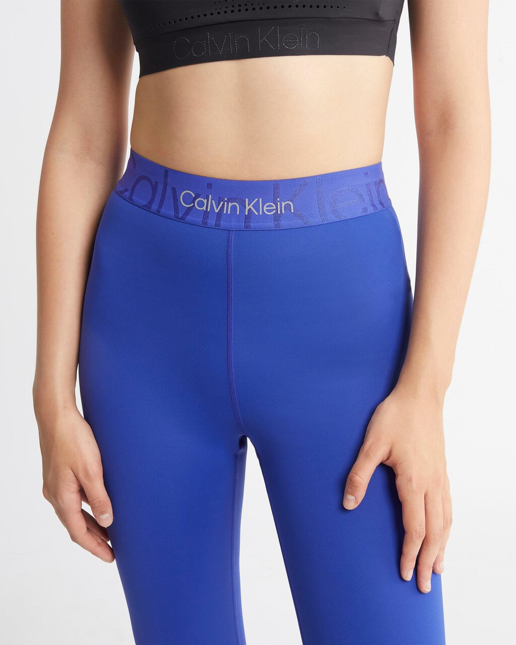 Embossed Icon Monolith 7/8 Tights, CLEMATIS BLUE, hi-res