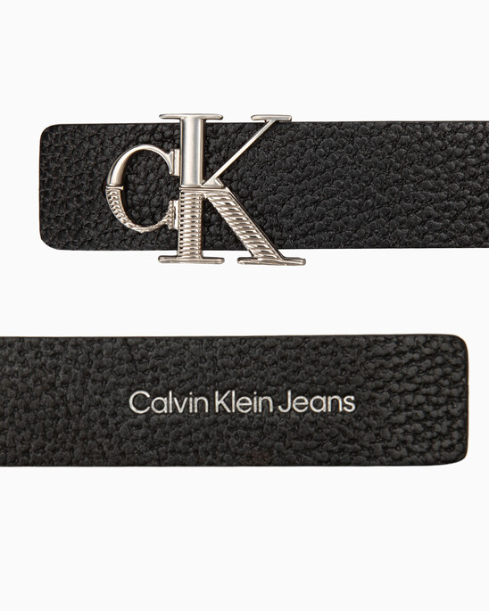 MONOGRAM BUCKLE REVERSIBLE BELT 25MM