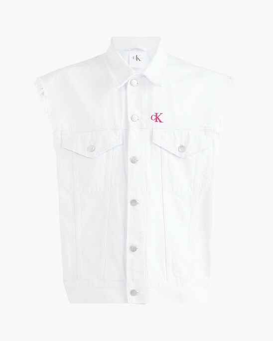 PRIDE RAW EDGE DENIM VEST