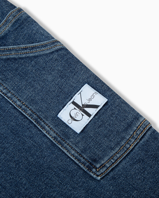 90s Straight Blue Stonewash Utility Jeans