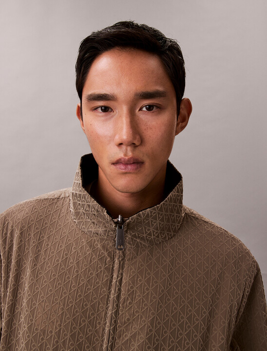 Emblem Reversible Nylon Jacket