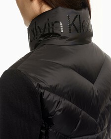 MIX MEDIA DOWN PUFFER JACKET, Ck Black, hi-res