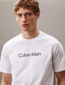 Essential Logo Short Sleeve Tee, Classic White, hi-res