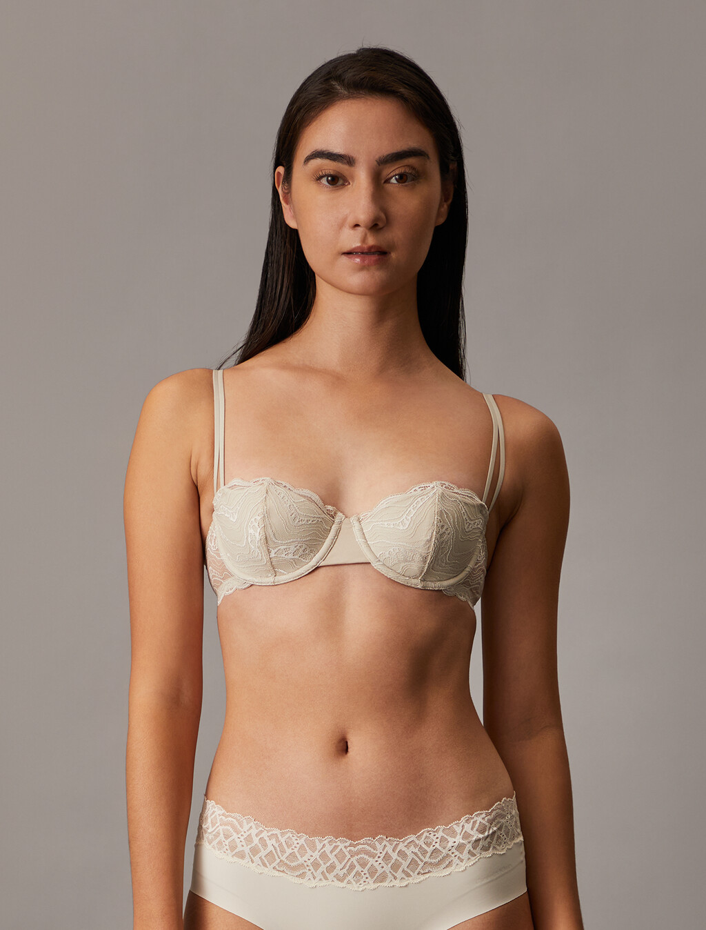 Calvin Klein Intimate Lighty Lined Balconette Bra, Cocoon, hi-res